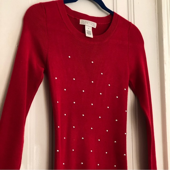 Planet Gold Juniors Studded Sweater Dress - Picture 3 of 10